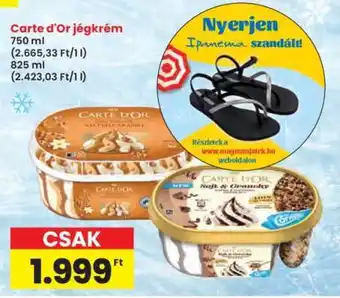 CARTE D'OR Jégkrém
