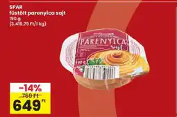 Interspar SPAR füstölt parenyica sajt ajánlat