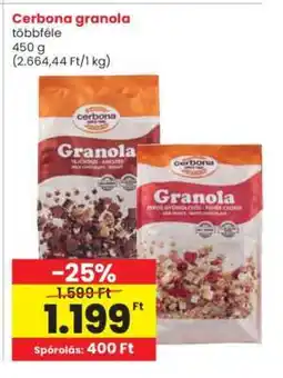 Interspar CERBONA Granola ajánlat