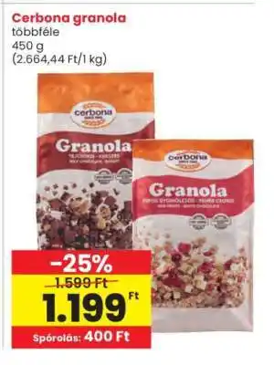 Interspar CERBONA Granola ajánlat