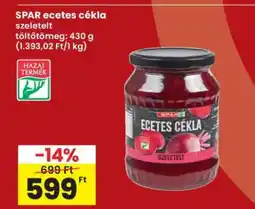 Interspar SPAR ecetes cékla ajánlat