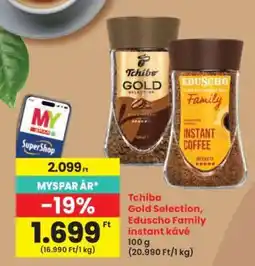 Interspar Tchibo Gold Selection, Eduscho Family instant kávé ajánlat