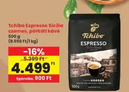 Interspar Tchibo Espresso Sicilia szemes, pörkölt kávé ajánlat