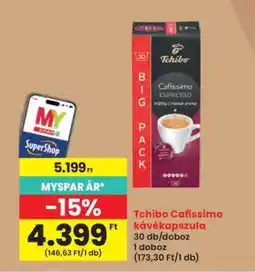 Interspar Tchibo Cafissimo Kávékapszula ajánlat