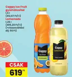 Interspar Cappy Ice Fruit gyümölcsital ajánlat