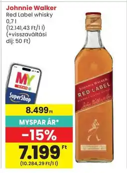 Interspar Johnnie Walker ajánlat