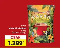 Interspar SPAR instant kakaópor ajánlat