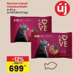 Interspar MyLove 4 pack macskaeledel ajánlat