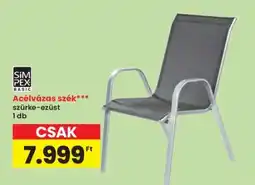 Interspar Acélvázas szék ajánlat
