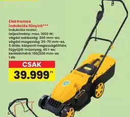 Interspar Elektromos indukciós fűnyíró ajánlat