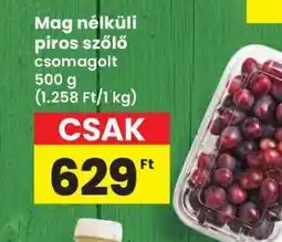 Interspar Mag nélküli piros szőlő ajánlat
