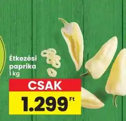 Interspar Étkézési paprika ajánlat