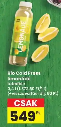 Interspar Rio Cold Press limonádé ajánlat