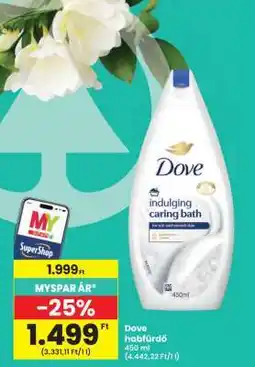 Interspar Dove habfürdő ajánlat