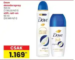 Interspar Dove dezodorspray ajánlat