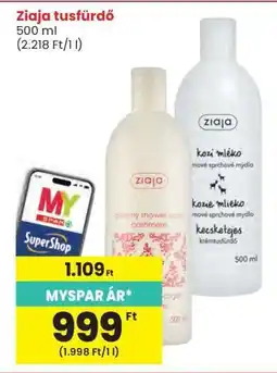 Interspar Ziaja tusfürdő ajánlat