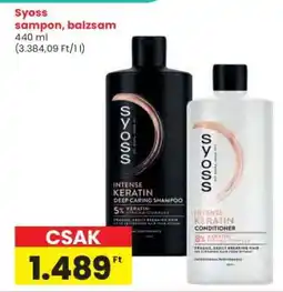 Interspar SYOSS Sampon / balzsam ajánlat