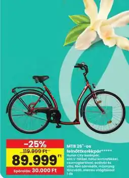 Interspar MTB 26-os felnőttkerékpár ajánlat