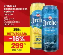 Interspar Dreher 24 alkoholmentes sör, Hydrate ajánlat