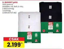 Interspar S-BUDGET póló ajánlat