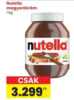 Spar Nutella mogyorókrém ajánlat