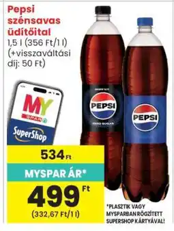 Spar Pepsi szénsavas üdítőital ajánlat