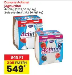 Spar Danone Actimel joghurtital ajánlat