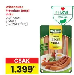 Spar Wiesbauer Prémium bécsi virsli ajánlat