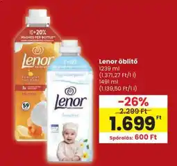 Spar LENOR Öblítő ajánlat