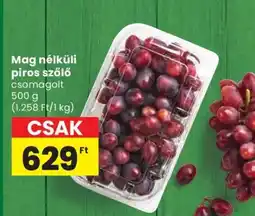 Spar Mag nélküli piros szőlő ajánlat