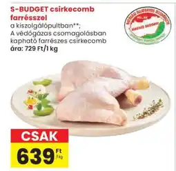 Spar S-BUDGET csirkecomb farrésszel ajánlat