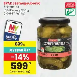 Spar SPAR csemegeuborka ajánlat