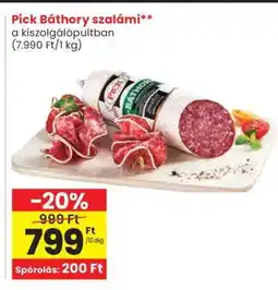 Spar Pick Báthory szalámi ajánlat