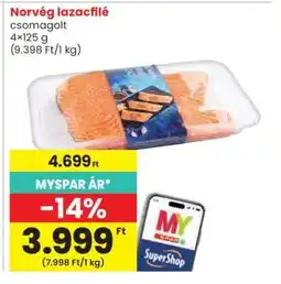 Spar Norvég Lazacfilé ajánlat
