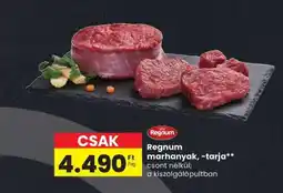 Spar Regnum marhanyak, tarja ajánlat
