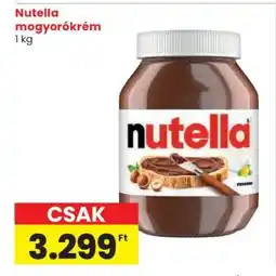 Spar Nutella mogyorókrém ajánlat