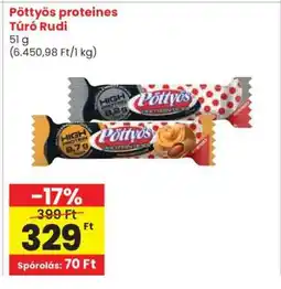 Spar Pöttyös proteines Túró Rudi ajánlat