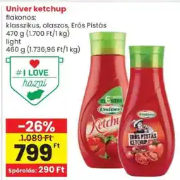 Spar UNIVER Ketchup ajánlat