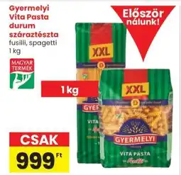 Spar Gyermelyi Vita Pasta durum száraztészta ajánlat
