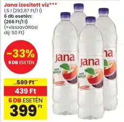 Spar Jana ízesített víz ajánlat