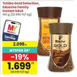 Spar Tchibo Gold Selection, Eduscho Family instant kávé ajánlat