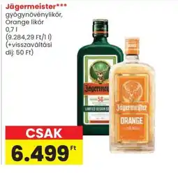 Spar Jägermeister ajánlat