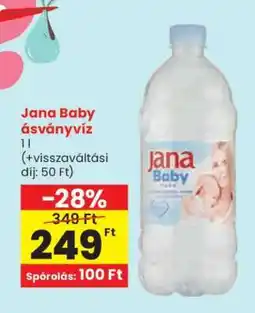 Spar Jana Baby ásványvíz ajánlat