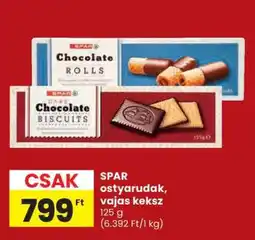 Spar SPAR ostyarudak, vajas keksz ajánlat