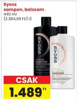 Spar SYOSS Sampon / balzsam ajánlat