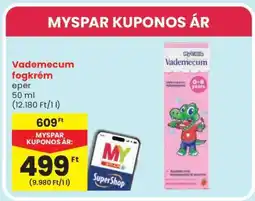 Spar Vademecum fogkrém eper 50 ml ajánlat