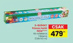 Spar S-BUDGET frissen tartó fólia ajánlat