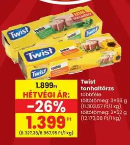 Spar TWIST Tonhaltörzs ajánlat