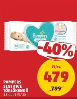PENNY Pampers Sensitive Törlőkendő ajánlat