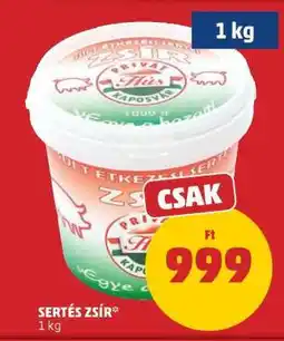 PENNY Sertés zsír ajánlat